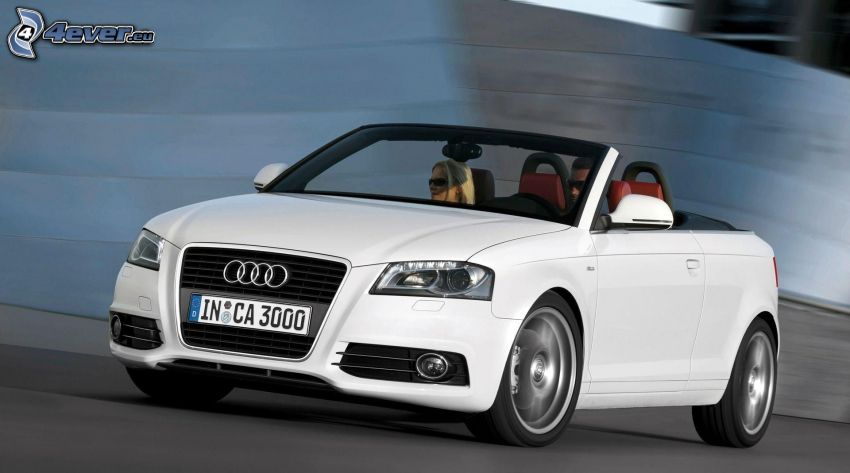 Audi A3, descapotable, acelerar