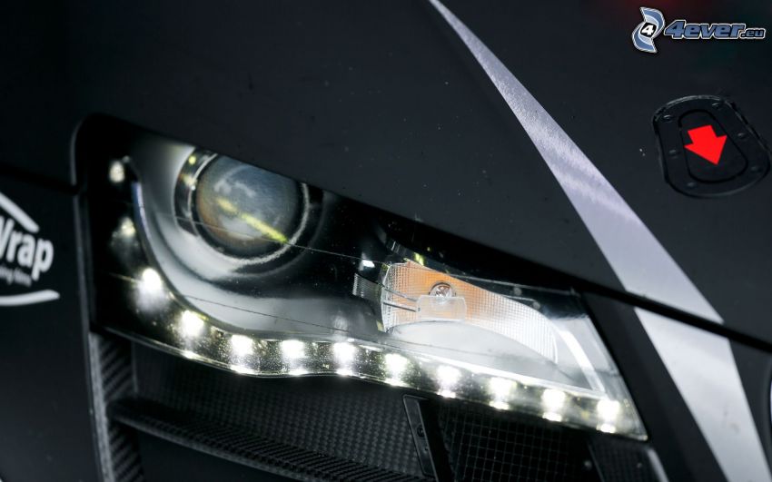 Audi R8, reflector