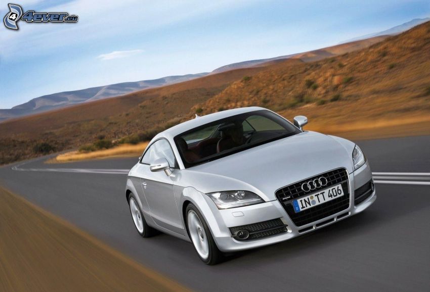 Audi TT, camino, acelerar