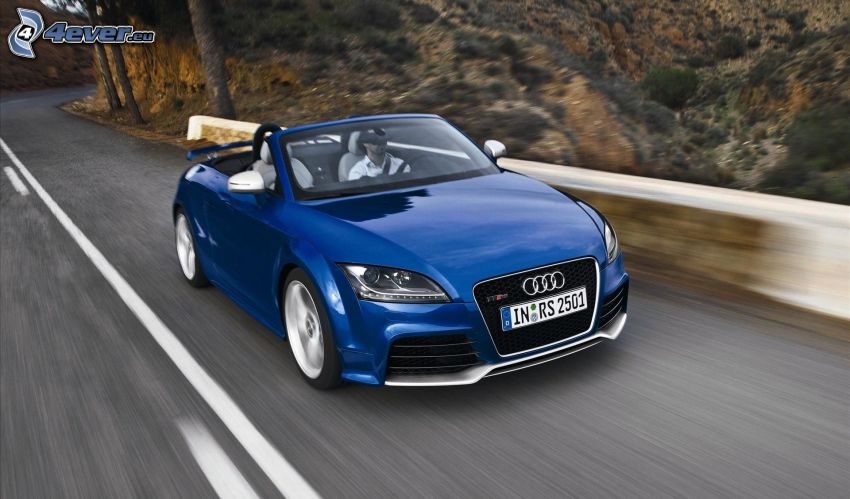 Audi TT, descapotable, acelerar