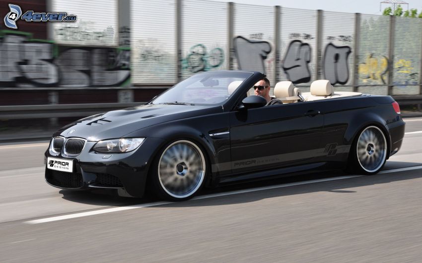 BMW M3, acelerar, descapotable