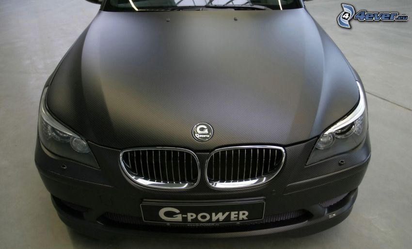 BMW M5, delantera de coche