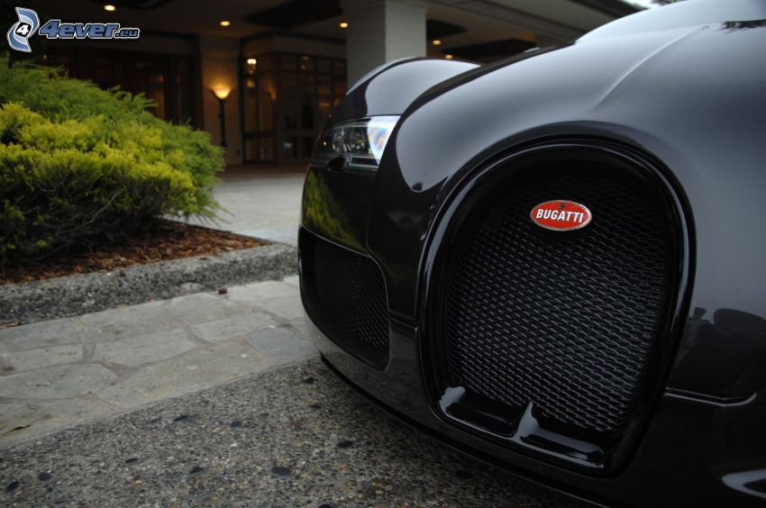 Bugatti Veyron, delantera de coche