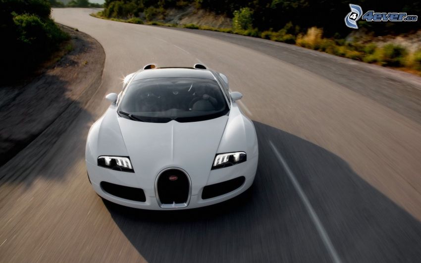 Bugatti Veyron 16.4, camino