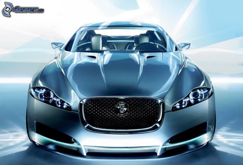 Jaguar, delantera de coche