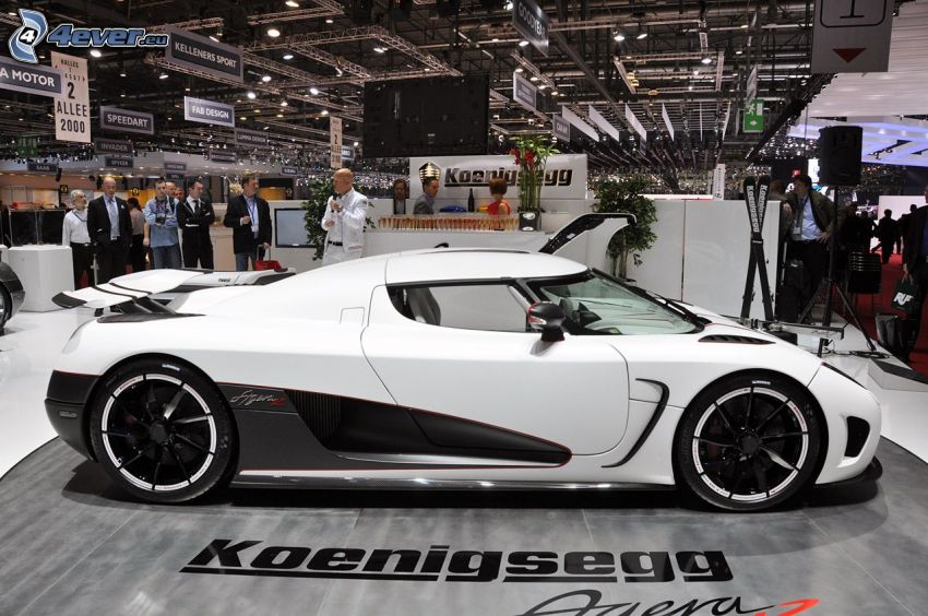 Koenigsegg Agera R, exposición, Motor Show