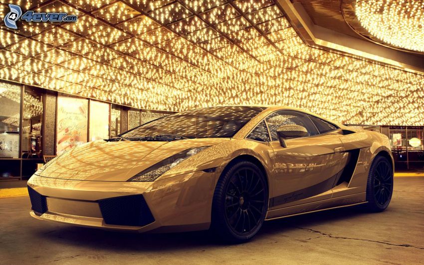 Lamborghini Aventador, luces