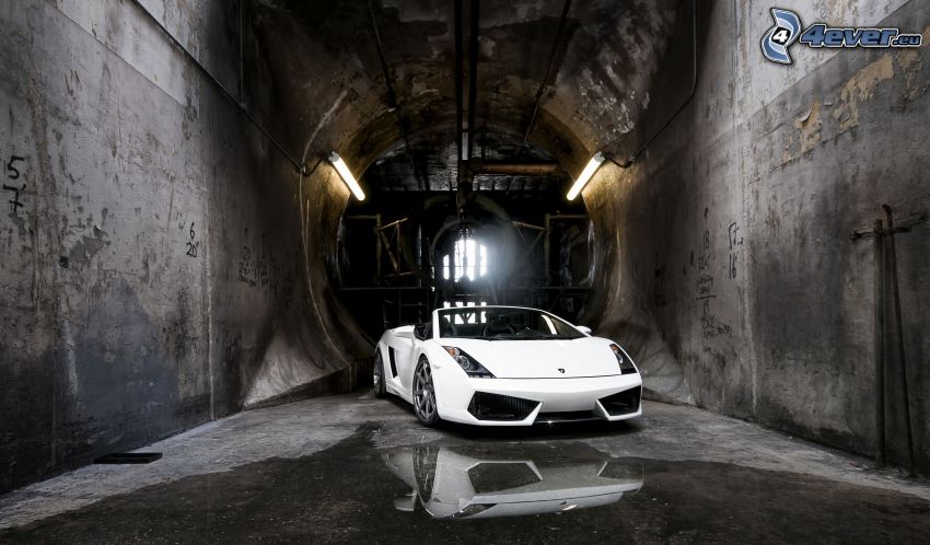 Lamborghini Gallardo Spyder, túnel