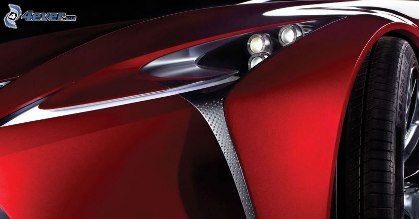 Lexus, reflector, rueda