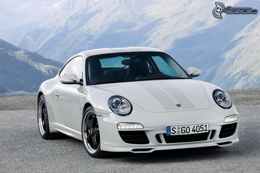 Porsche 911, montañas