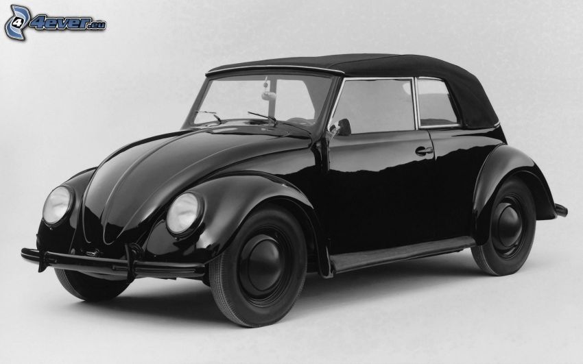 Volkswagen Beetle, veterano, descapotable