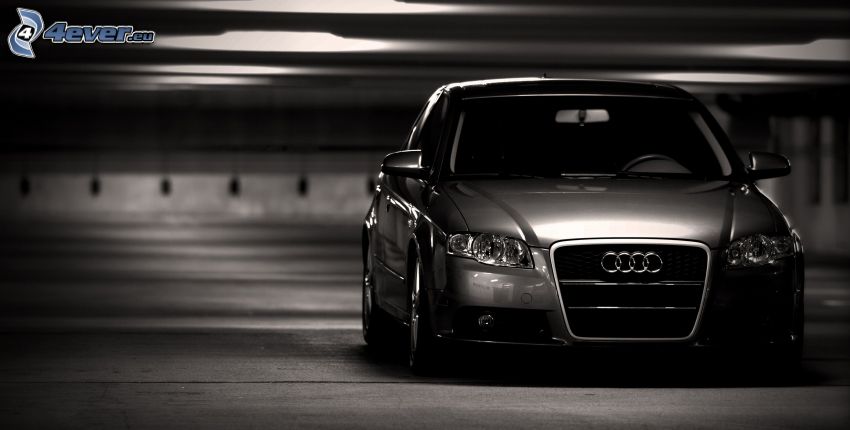 Audi A4, garaje