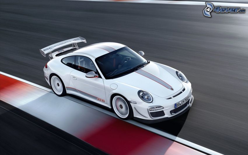 Porsche 911 GT3, carreras en circuito, acelerar