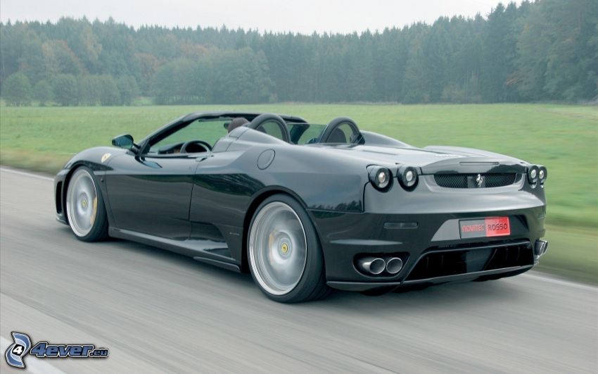 Ferrari F430 Spider, descapotable, coche deportivo, acelerar