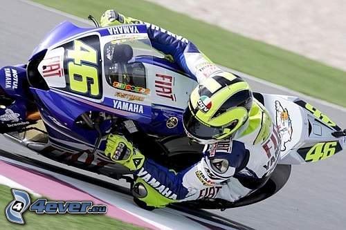 Valentino Rossi, motociclista, jinete, Yamaha