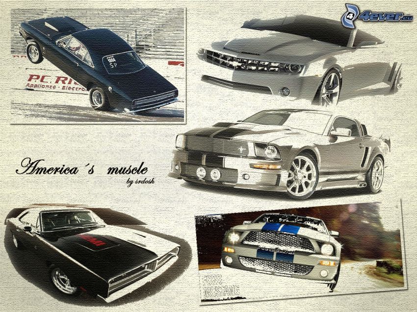 Muscle Car, Ford Mustang, Chevrolet Camaro