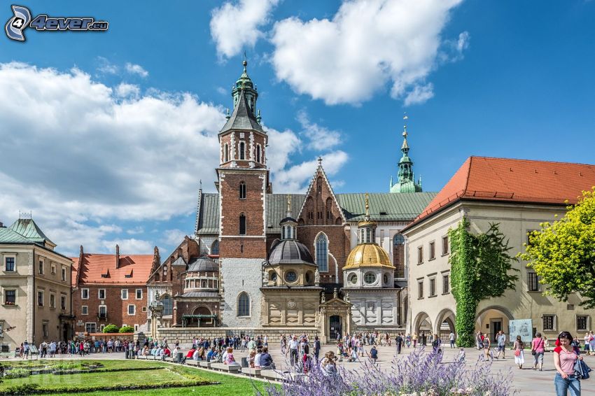 Castillo de Wawel, Cracovia, plaza