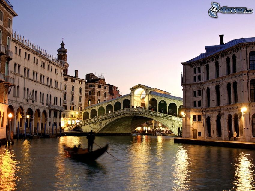 Ponte di Rialto, Venecia, Italia