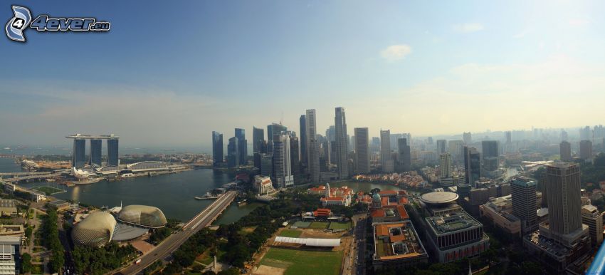 Singapur, rascacielos