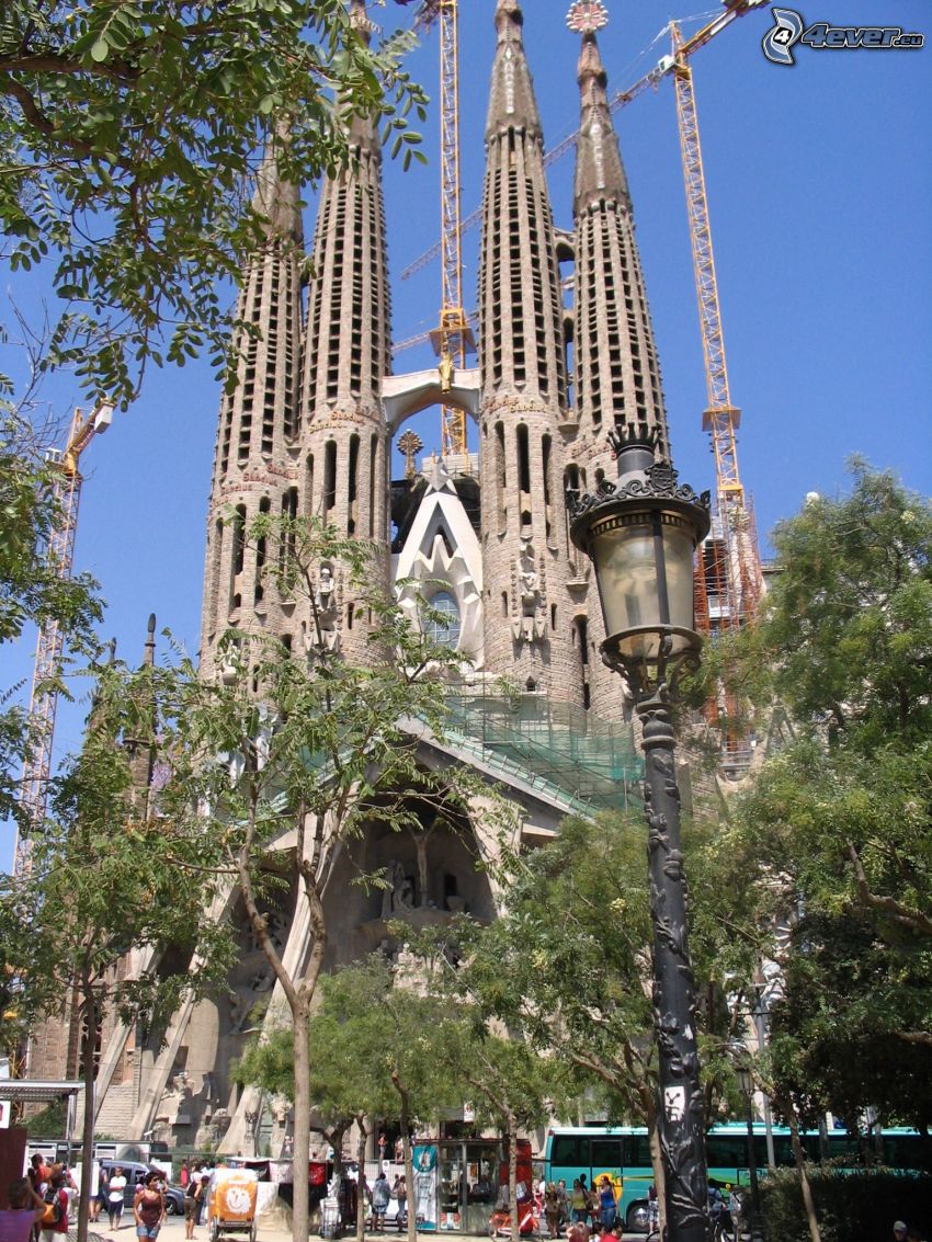Sagrada Familia, Barcelona, construcción
