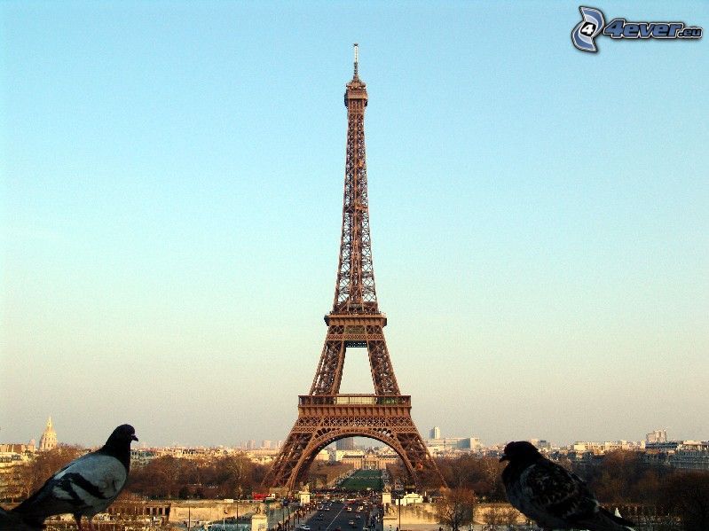 Torre Eiffel, París, Francia, construcciones
