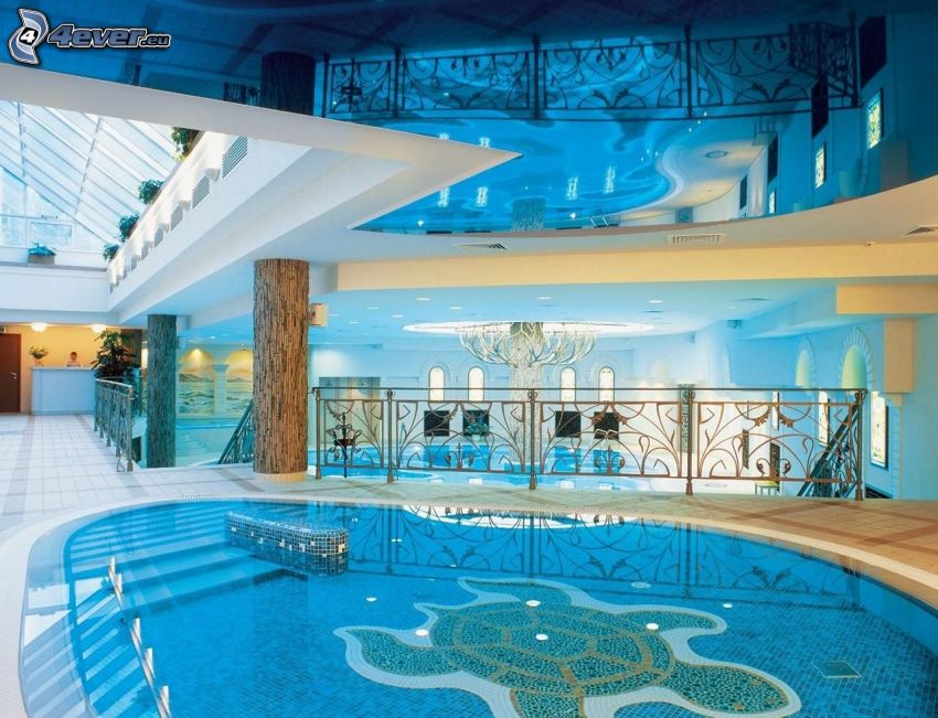 piscina, hotel