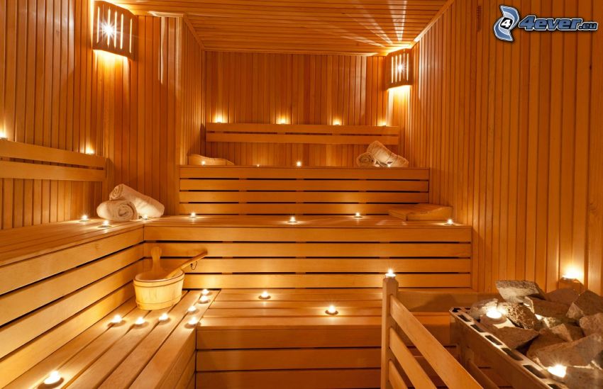 sauna, velas