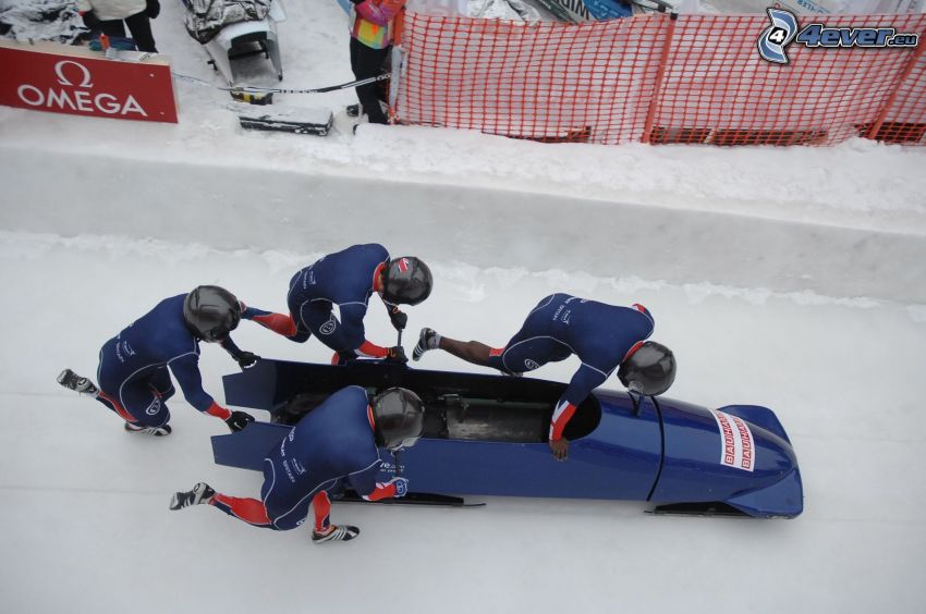 bobsleigh, comienzo