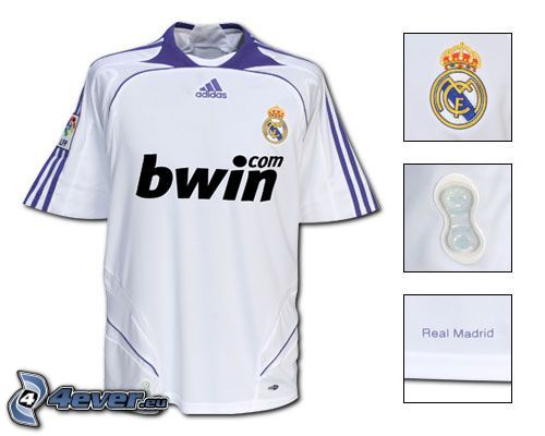Real Madrid, camiseta de equipo