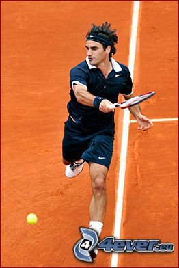 Roger Federer, jugador de tenis