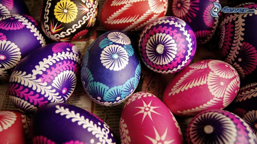 huevos pintados, huevo de Pascua