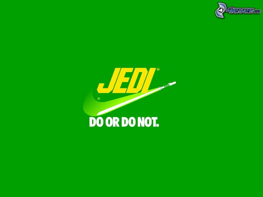 Jedi, Nike, parodia