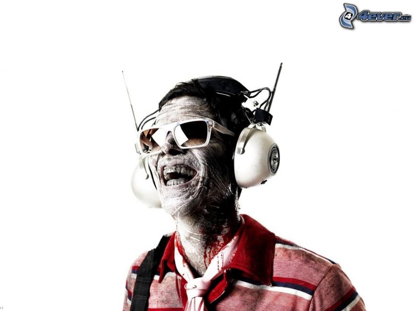 zombie, auriculares