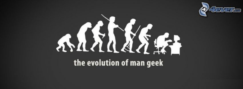 evolución, geek
