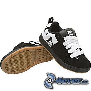 DC Shoes, zapatillas de deporte negras