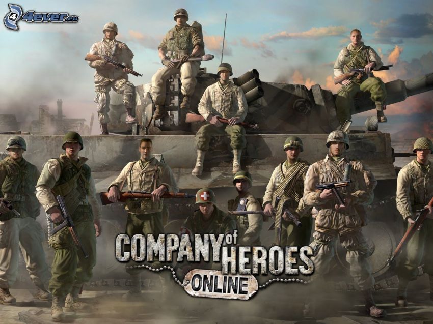 Company of Heroes, soldados, tanque