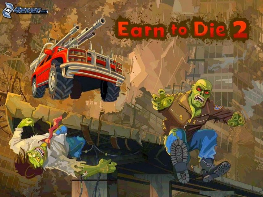 Earn to Die 2, zombie