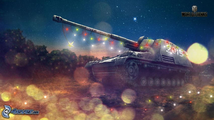 World of Tanks, tanque, iluminación