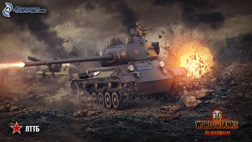 World of Tanks, tanques, lucha, fuego