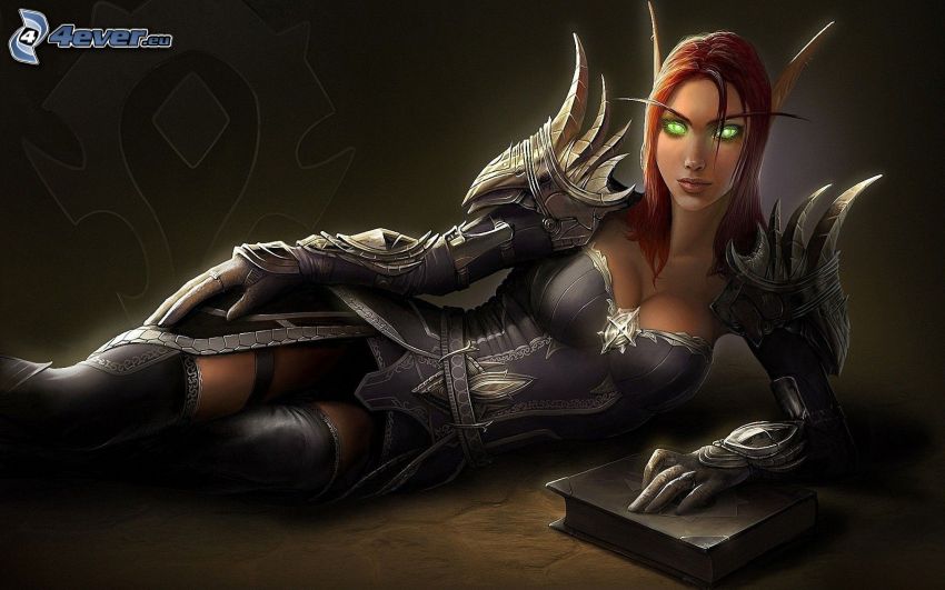 World of Warcraft, mujer fantástica
