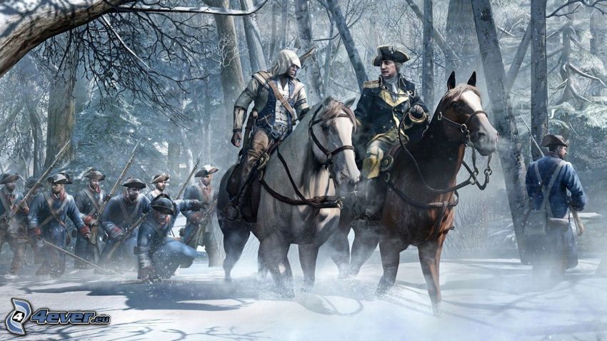 Assassin's Creed 3, caballos