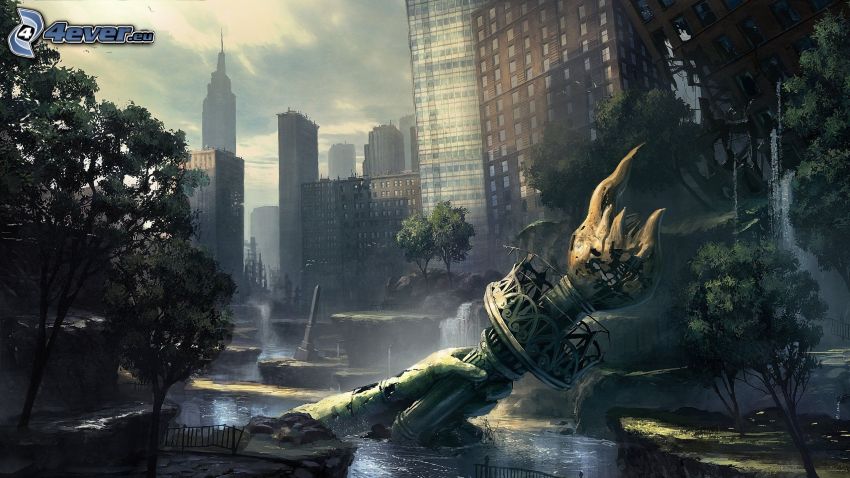 Crysis 2, ciudad post-apocalíptica