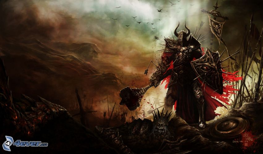 Diablo 3, guerrero oscuro