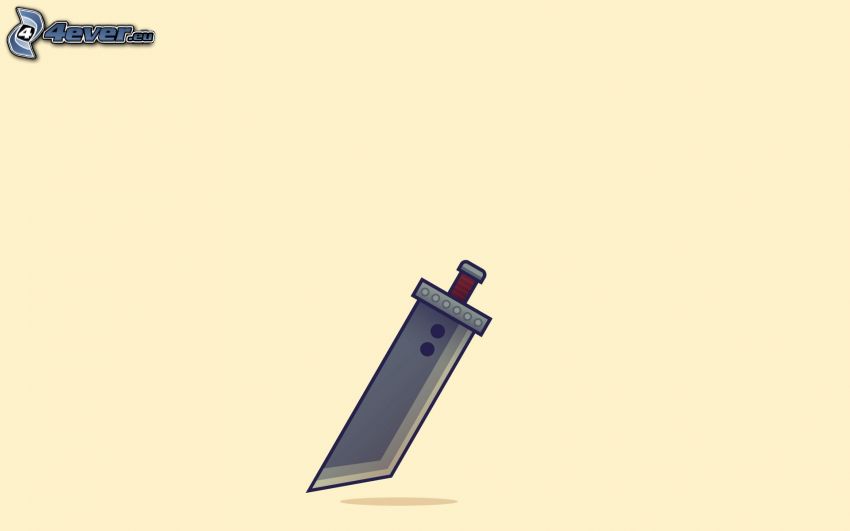 espada, dibujos animados