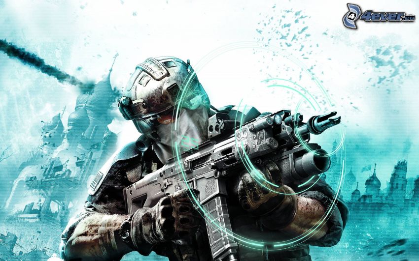 Ghost Recon: Future Soldier, soldado de ciencia ficción
