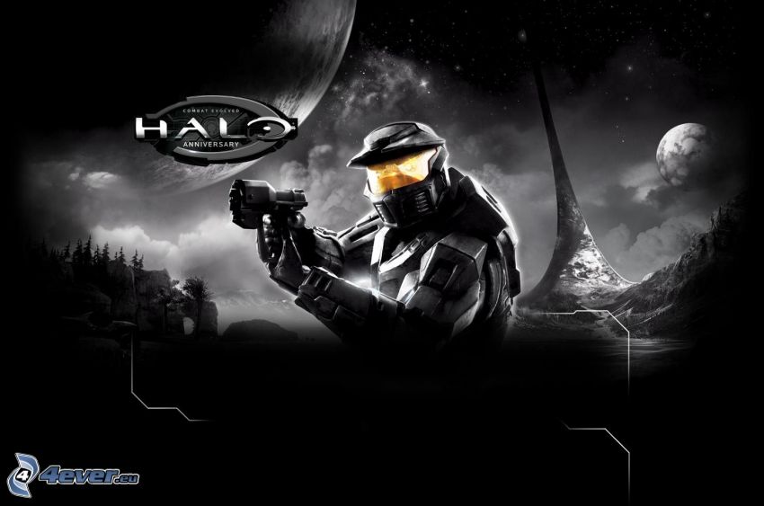 Halo: Combat Evolved Anniversary, soldado de ciencia ficción