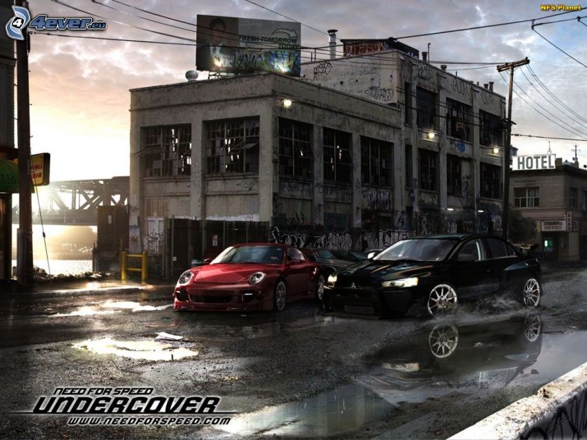 Need For Speed - Undercover, Porsche 911, Mitsubishi Lancer Evolution