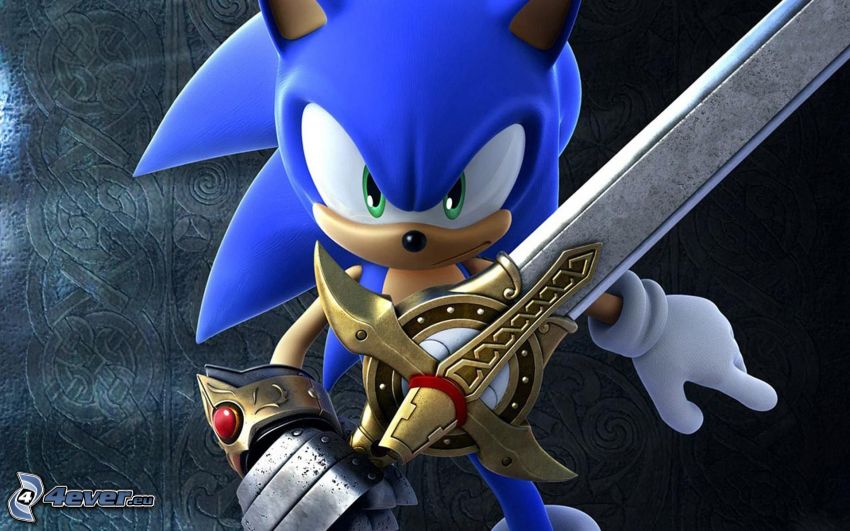 Sonic the Hedgehog, espada