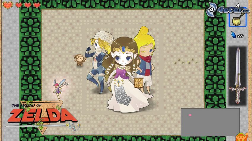The Legend of Zelda, personajes de dibujos animados