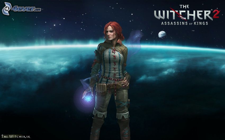 The Witcher 2: Assassins of Kings, mujer anime, planetas